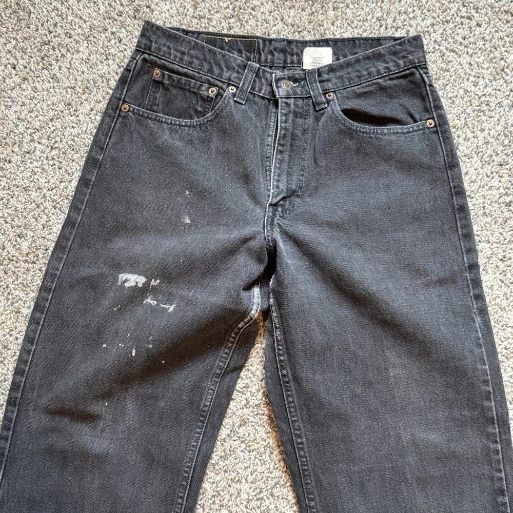 Vintage Levis 550 Jeans Mens 32x32 Fit(29x31) Relaxed Fit Black Made In Canada